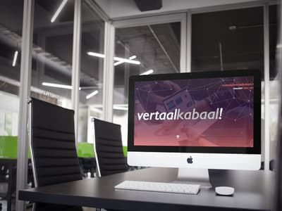 iMac met vertaalkabaal!